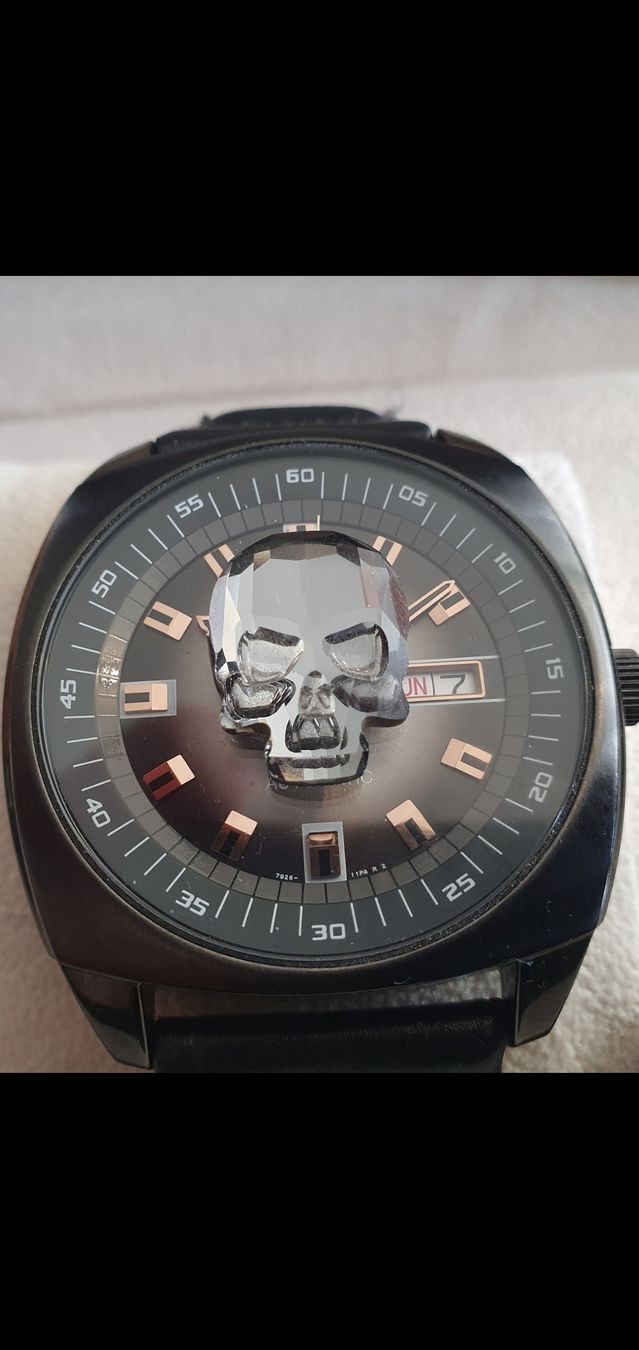 Uhren: Automatic Uhr mit Swarovski Skull – Gebraucht aus Oberglatt ZH von watchkurt 1