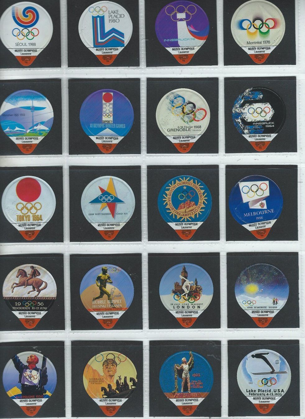 Kaffeerahmdeckel: KRD Olympisches Museum 1995/ 350 A – Gebraucht aus Hochdorf von KRdeckeli