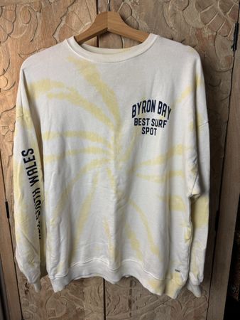 Sweatshirt Byron Bay "Best Surf Spot" tie-dye Pullover - S