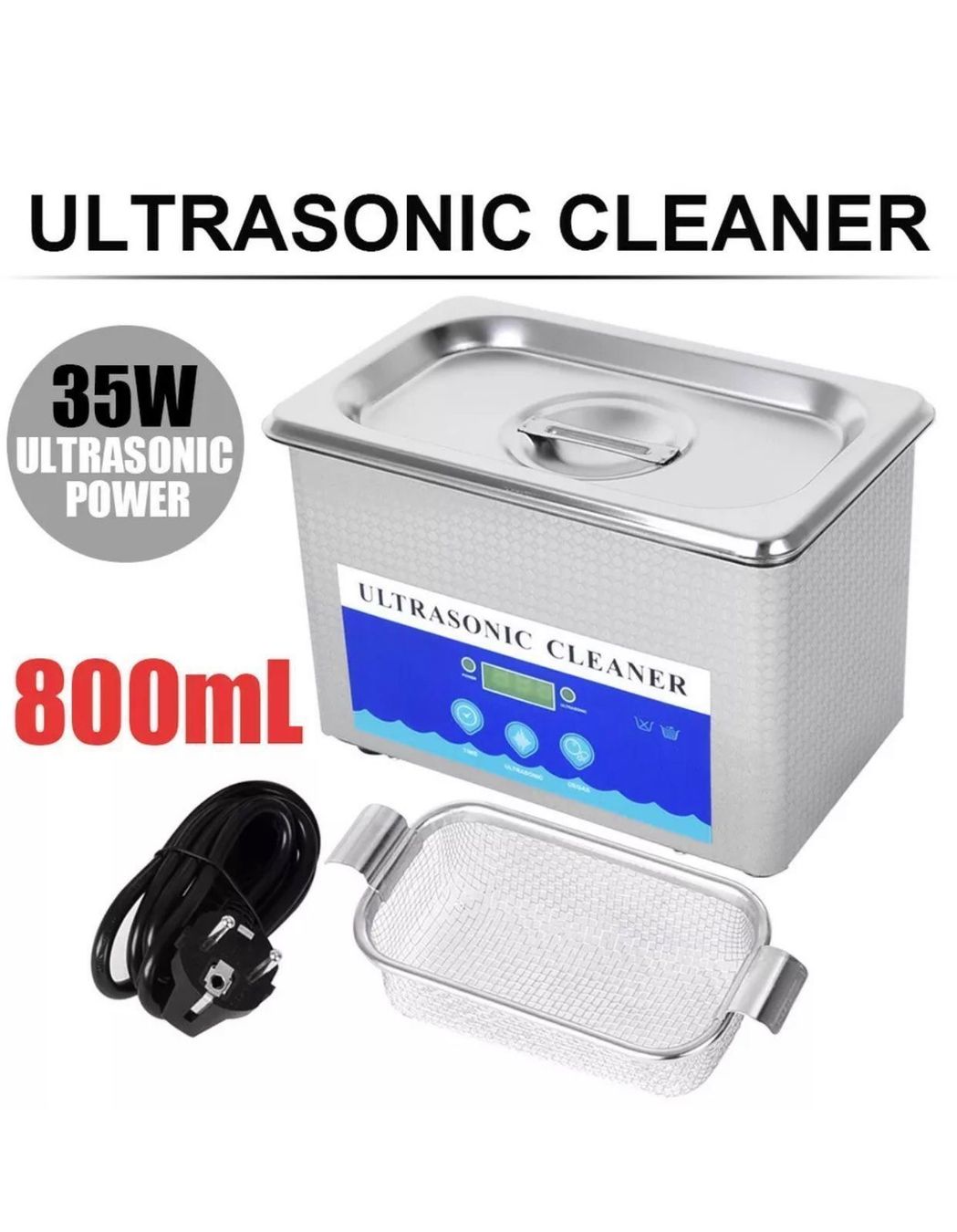 Tutte le macchine: +800ml Digital Ultraschallreiniger Brill – Nuovo e nell'imballaggio originale da Amriswil venduto da JaJa-Express 1