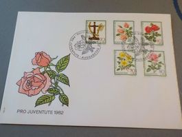 1982, FDC, Pro Juventute, Serie