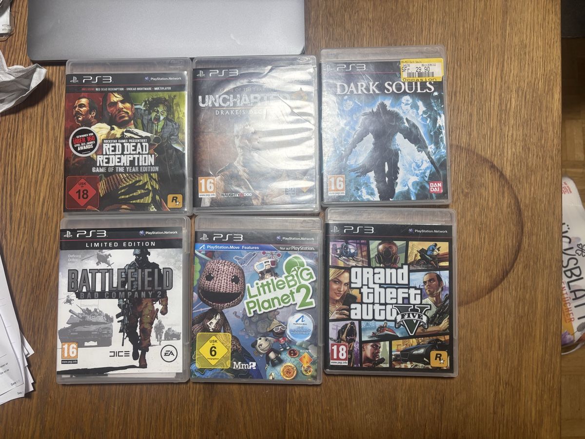 Giochi: PS3 Games 6 Stück Voll Set  – Usato da Allschwil venduto da yel_n68q 1
