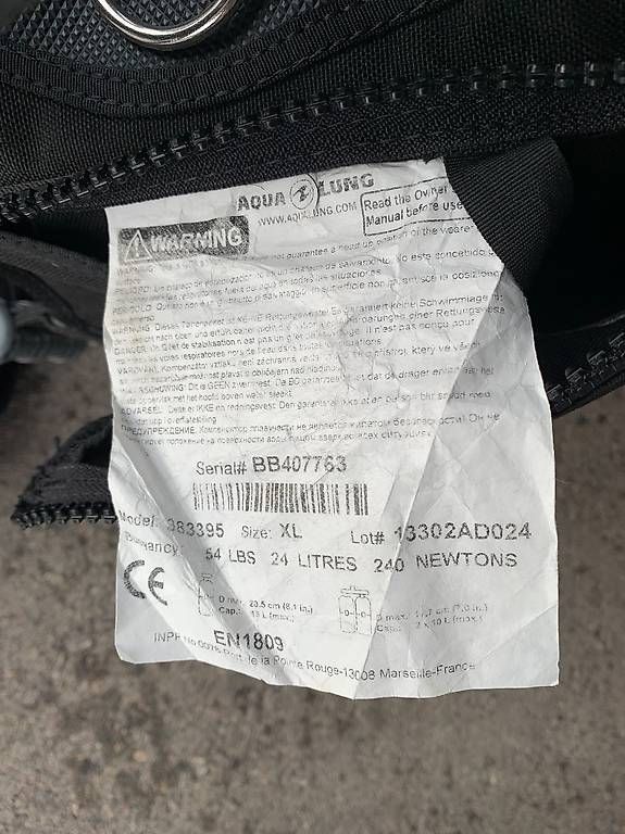 Mute per immersioni: Stab/Gilet de plongée Aqualung Pro QD – Usato da Chambrelien venduto da fladl1791