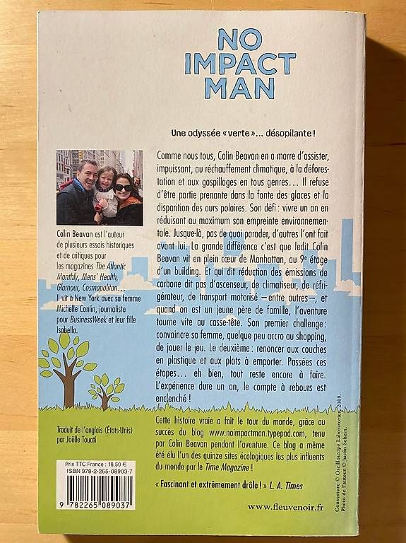 Libri: No impact man, Colin Beavan – Usato da Zürich venduto da Pascal_2bzx 1