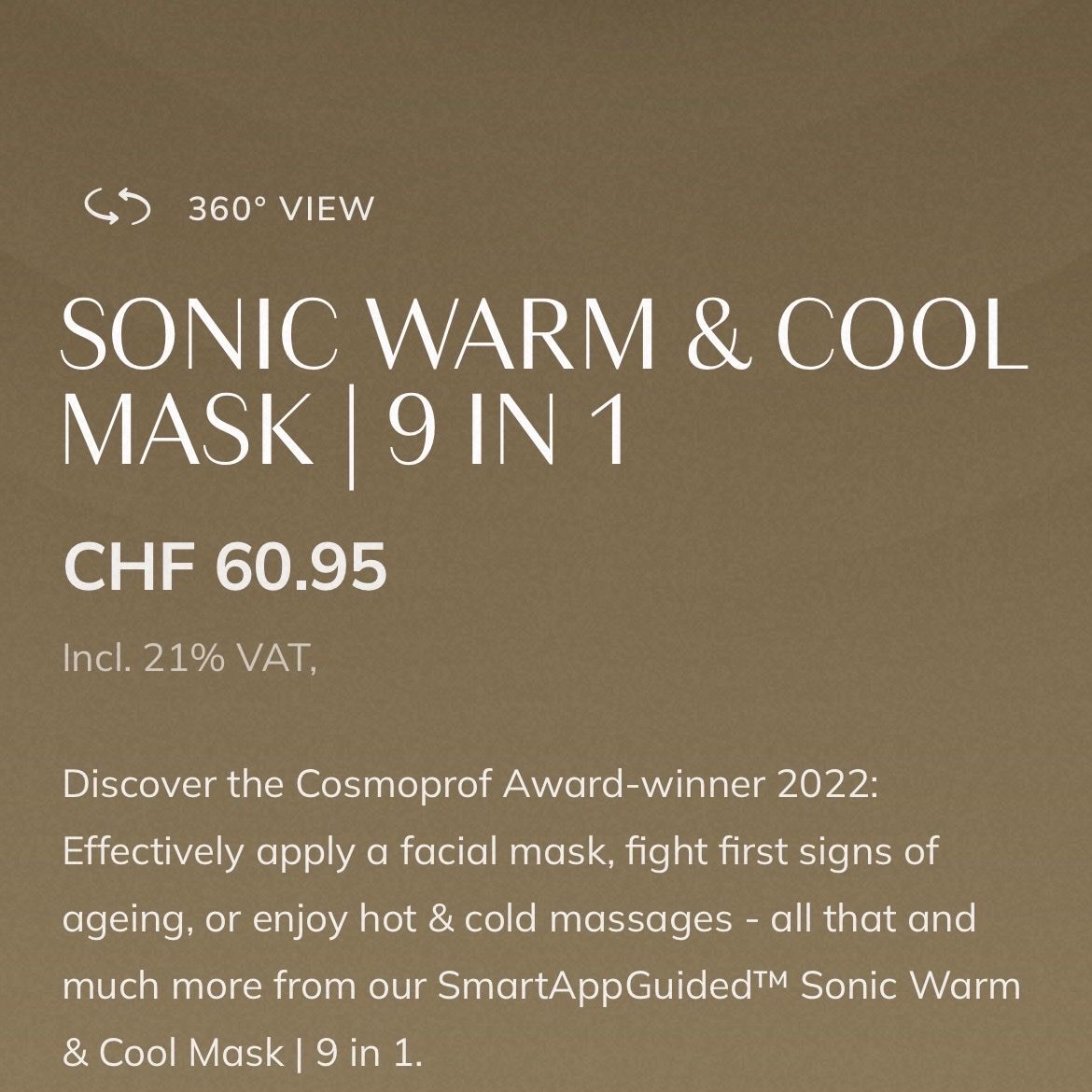 Cura del viso: Sonic Warm & Cool 9-in-1 Skincare-Set  – Usato da Egg b. Zürich venduto da morenatvr 6