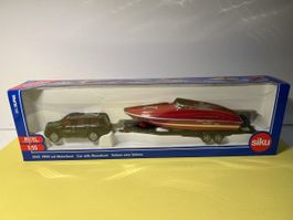 Siku Toyota Landcruiser mit Motorboot in 1/55