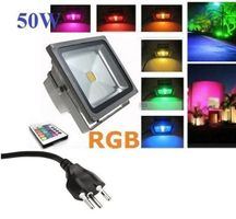 50W RGB LED Flutlicht Fluter Strahler Scheinwerfer Lampe