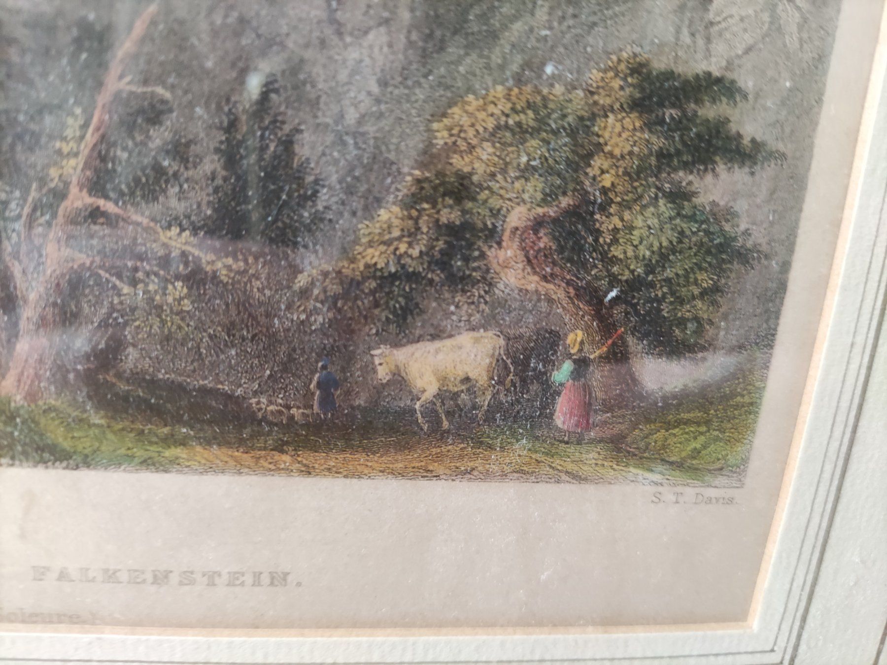 Grafiken & Lithographien: Schloss Falkenstein Solothurn Lithografie – Gebraucht aus Solothurn von Csw1 7