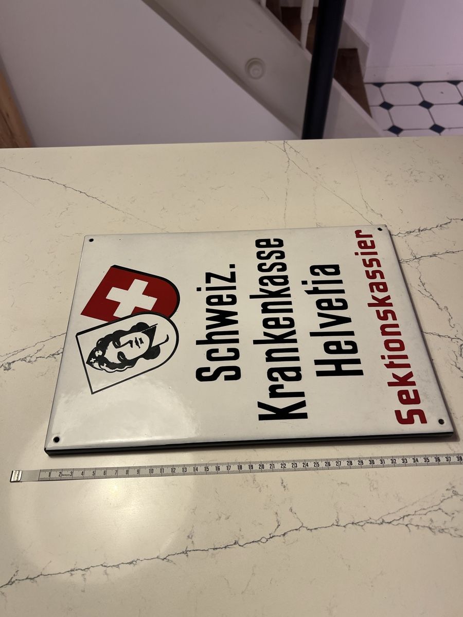 Insegne: Altes Emailleschild – Usato da Aarburg venduto da Annemarie16 3
