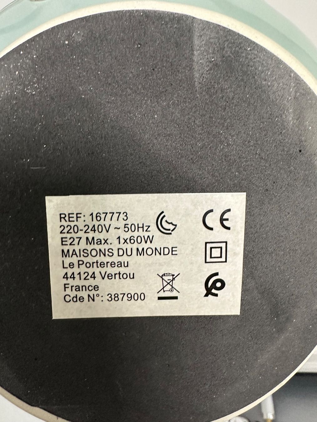 Maisons du monde Lampade: Tischlampe, inkl. Leuchtmittel – Usato da Würenlos venduto da mik_9rt7 4
