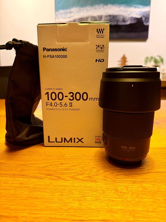 Téléobjectif Panasonic Lumix G Vario 100-300mm F4-5.6 MEGA O.I.S. – Occasion Top Mint