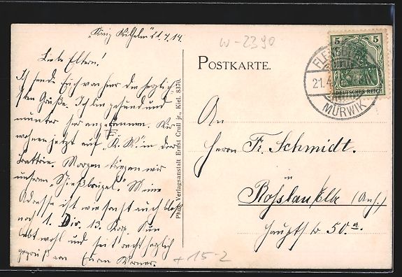 Foto & Poster: Flensburg, Zeppelin über der Marineschu – Usato da Berlin venduto da bartko-reher 1
