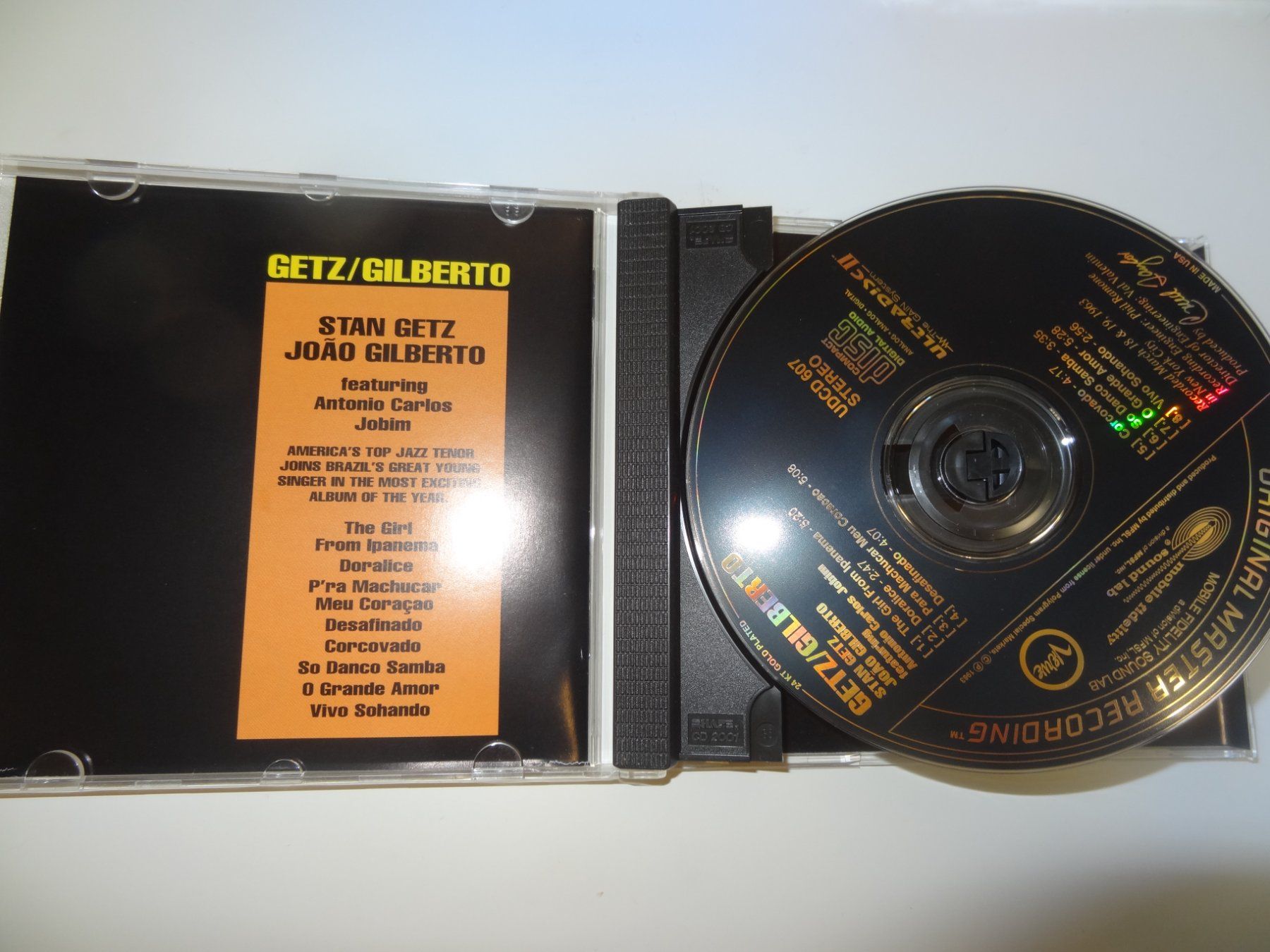 CD: Getz/Gilberto - Jazz CD Original Master Recording UDCD 607 – Usato da luzern venduto da musicandart 2
