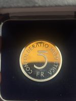 Pièce commémorative 5 francs Suisse 1976 en coffret