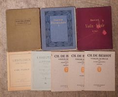 8 Bände mit Violinschulen