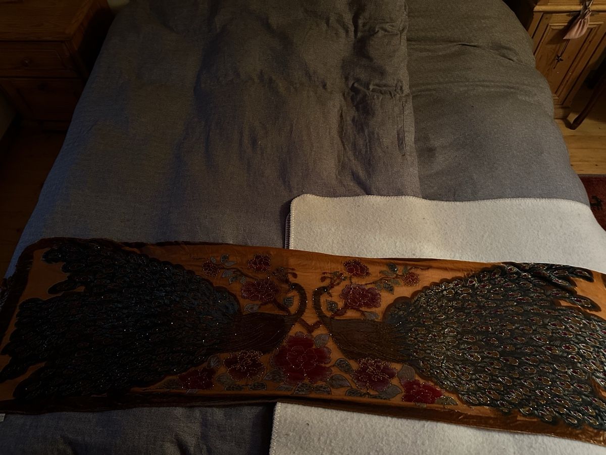 Foulard & Sciarpe: Stola mit Pfauenmuster – Nuovo (secondo la descrizione) da Donat venduto da troja007 1
