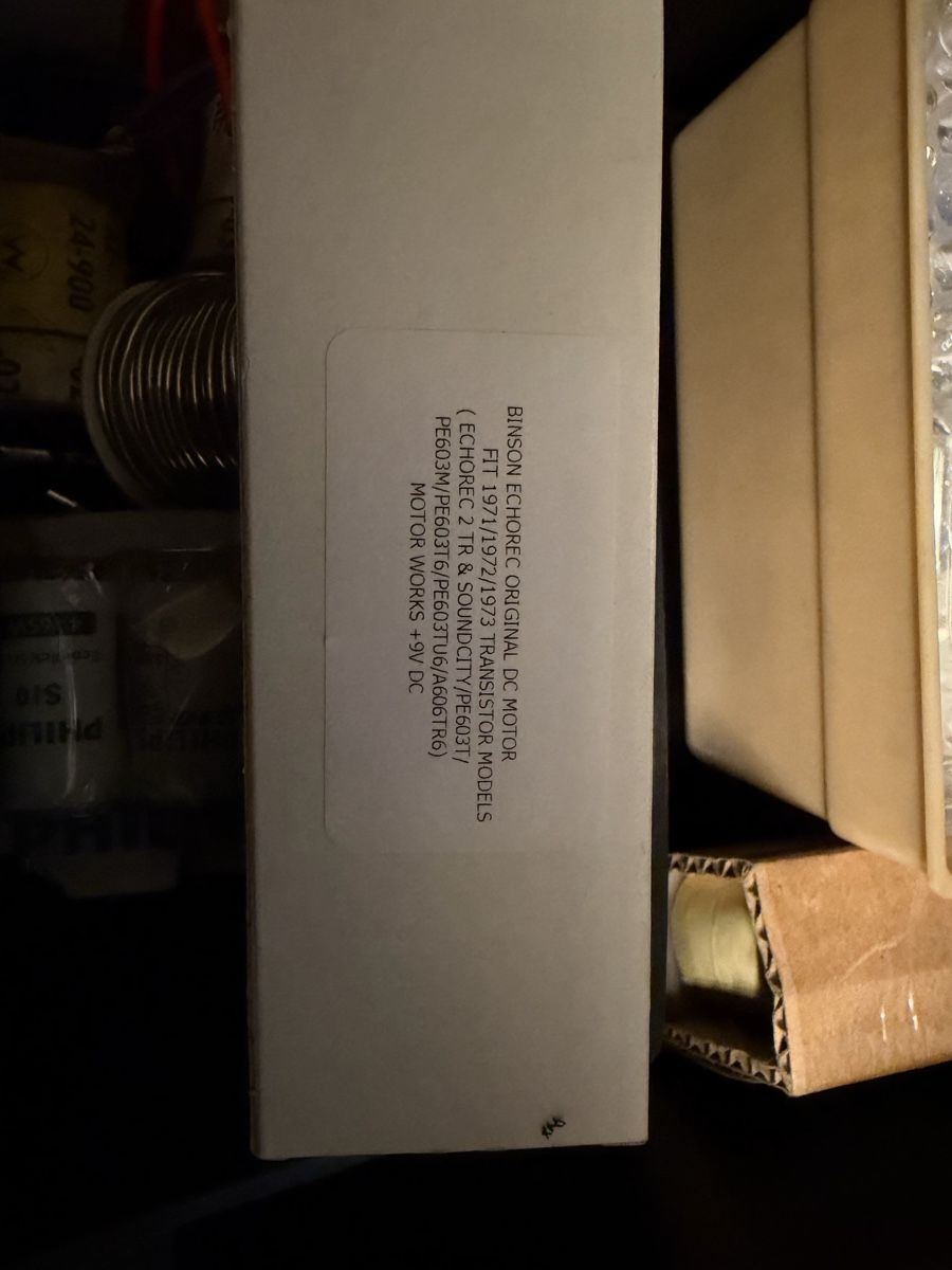 Strumenti musicali: BINSON ECHOREC A 602 TR Vintage Effektgerät mit Original-DC- – Difettoso da Tamins venduto da Andreas256 5