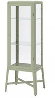 FABRIKÖR Vitrine, blasses Graugrün, 57x150 cm
