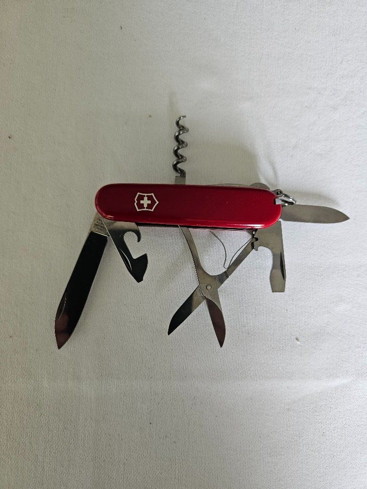 Victorinox Coltelli tascabile: Orginal Schweizer Offiziersmesser  VICTORINOX  "Huntsman" – Nuovo e nell'imballaggio originale da Muntelier venduto da Egli09
