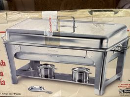 Chafing Dish Edelstahl 7-teiliges Set neu