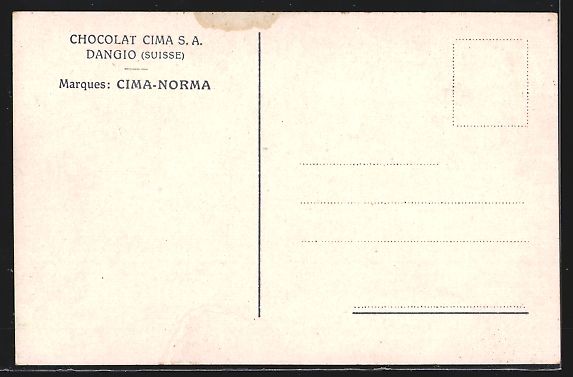Ansichtskarten: Künstler-AK Dangio, Chocolat Cima-Norma – Gebraucht aus Berlin von bartko-reher 1