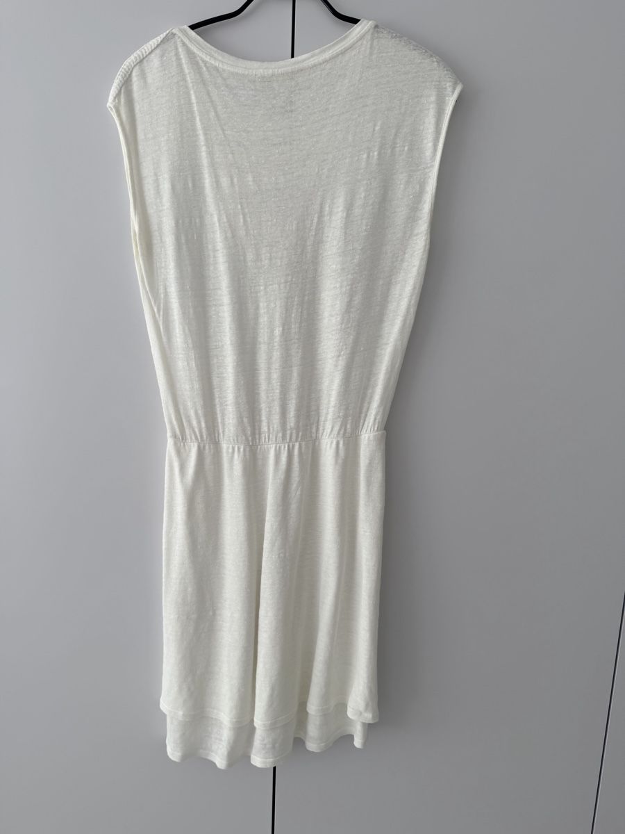 Robes: Maje Leinenkleid Weiss Gr. S (Gr. 1) – D'occasion à Zumikon par DesignDeluxe 2