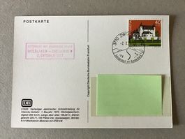 Postkarte mit Stempel Sonderzug ET403