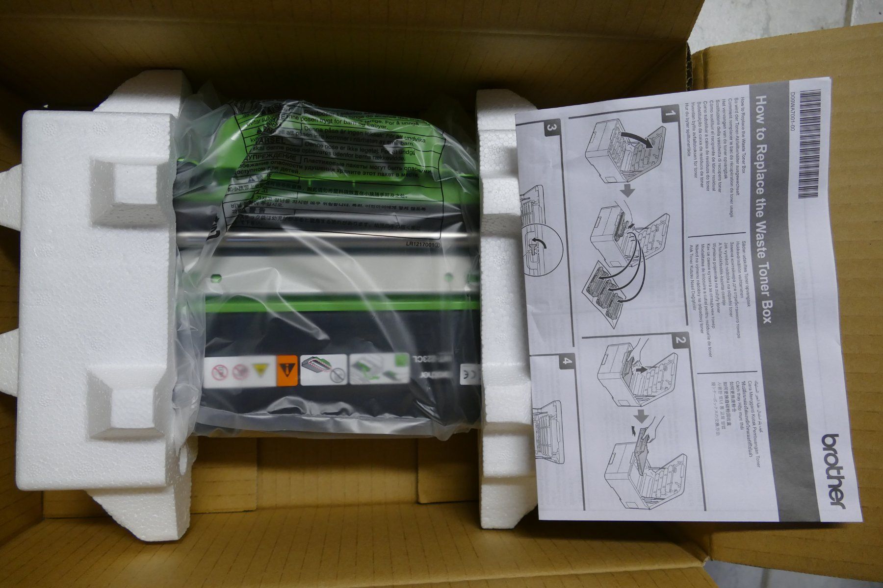 Brother Filamento: Toner - Auffangbehälter Brother – Nuovo e nell'imballaggio originale da Basel venduto da Rhelios 1