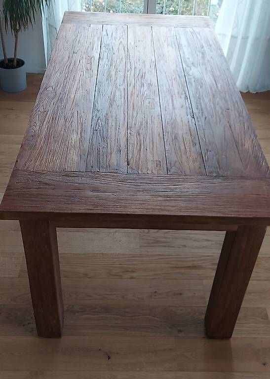 Tavoli: Table rectangulaire en teck massif – Usato da Lausanne venduto da dya_tkc9 1
