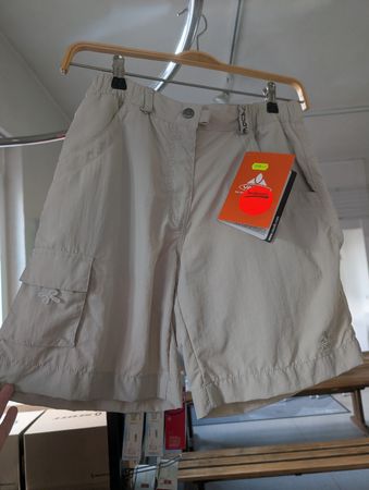 Damen Velohose Vaude, Gr 38, beige