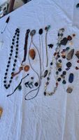 Stein Sammlung Schmuck Lot Ringe Ketten usw 