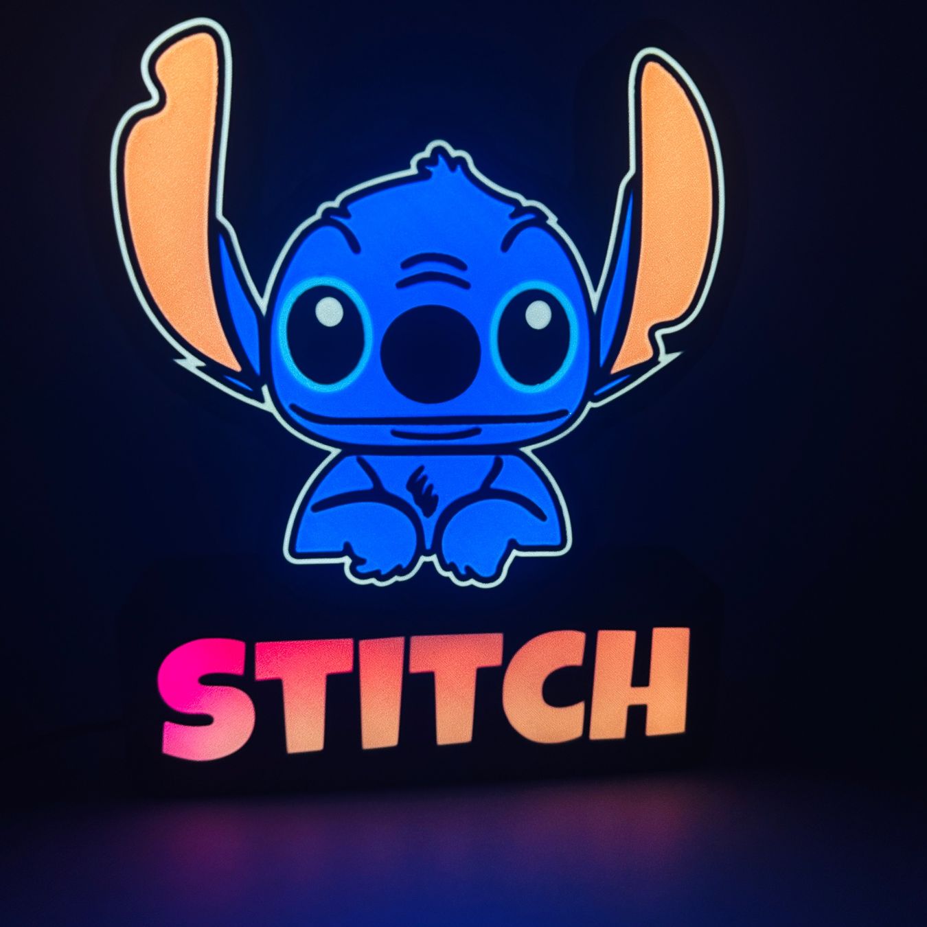 Lampade: Lightbox lampe led STITCH RGB – Nuovo (secondo la descrizione) da Vicques venduto da PAMB3D 8