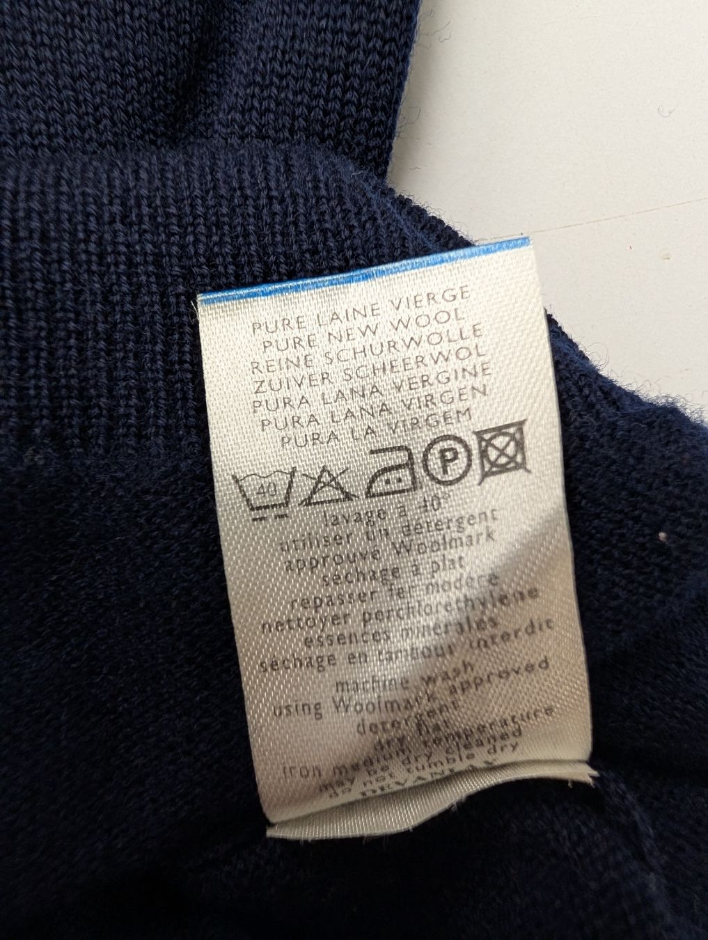 Lacoste Pullover & Sweatshirts: Lacoste Pullover, 100% Schurwolle, Grösse L, dunkelblau – Gebraucht aus Fislisbach von HurtiBrocki 2
