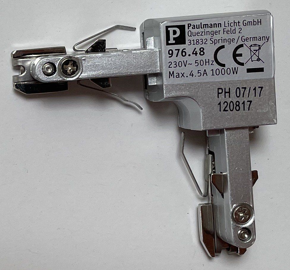 Unità & Adattatore: Paulmann URail L-Connector – Usato da Cham venduto da fiopel