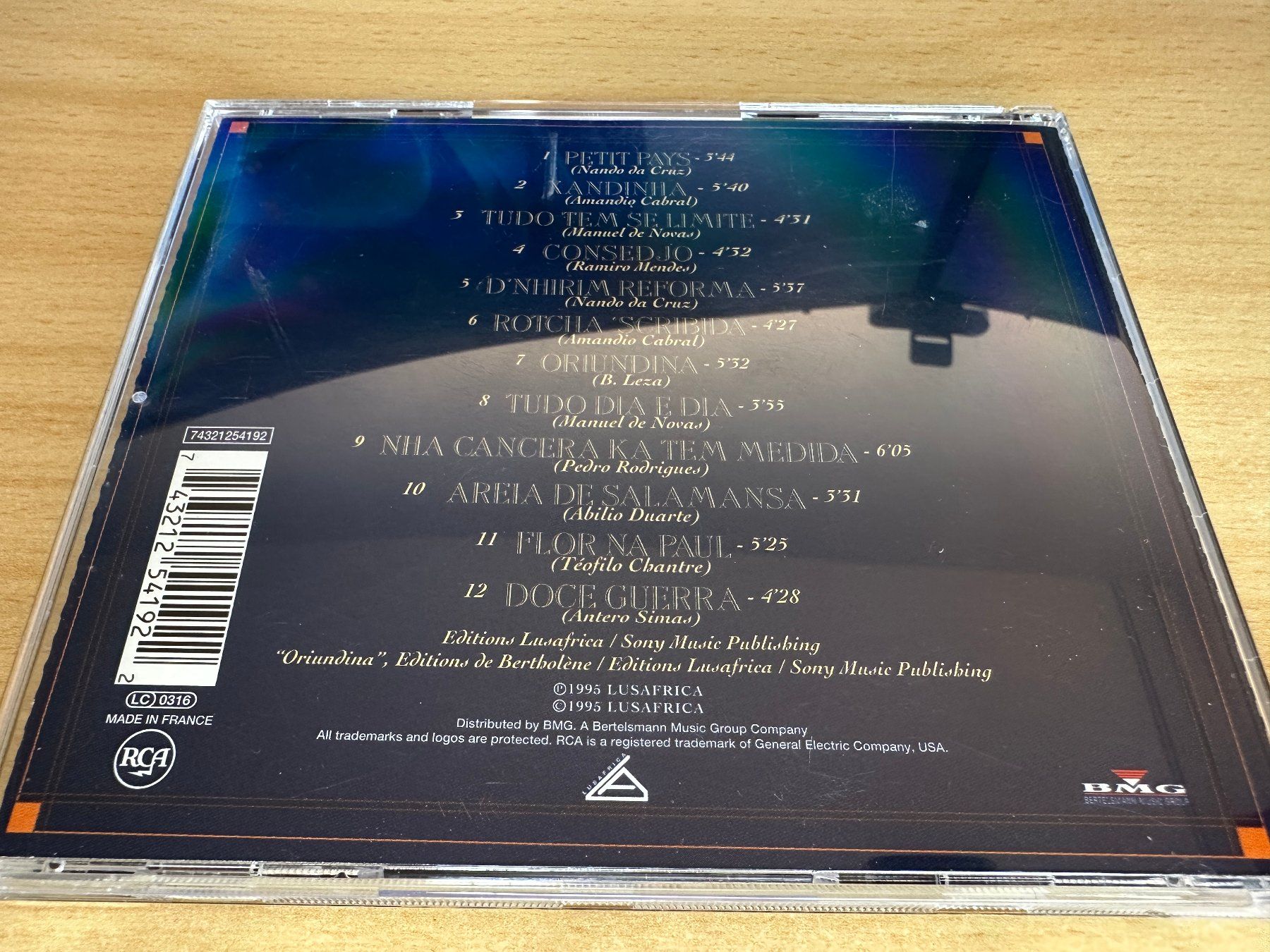CD: Cesaria Evora – Cesaria – Usato da Rikon im Tösstal venduto da Alpenmutz 1