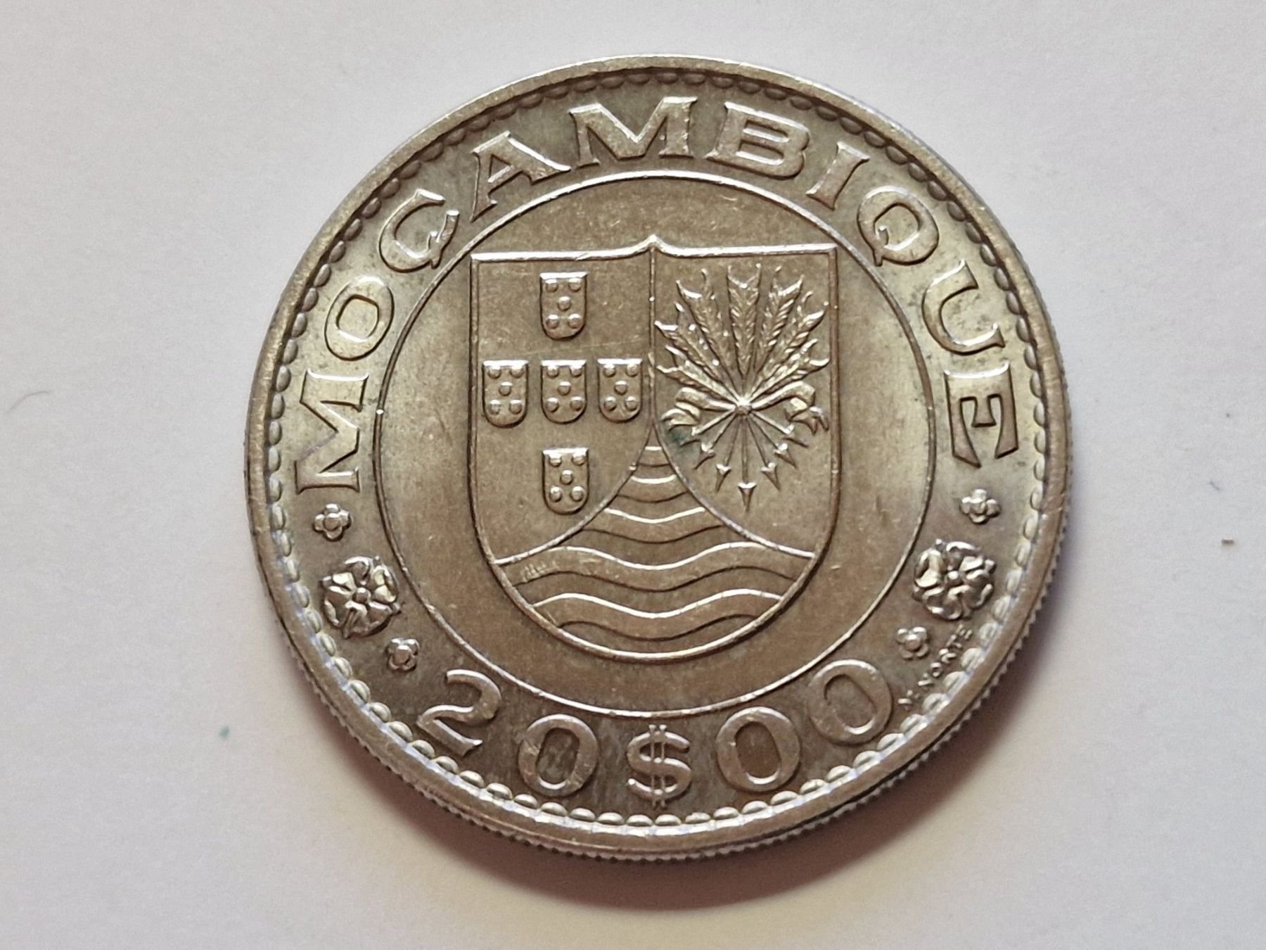 Tutti le monete: Mosambik 20 Escudos 1971. – Nuovo (secondo la descrizione) da Zürich venduto da Moreira01 1