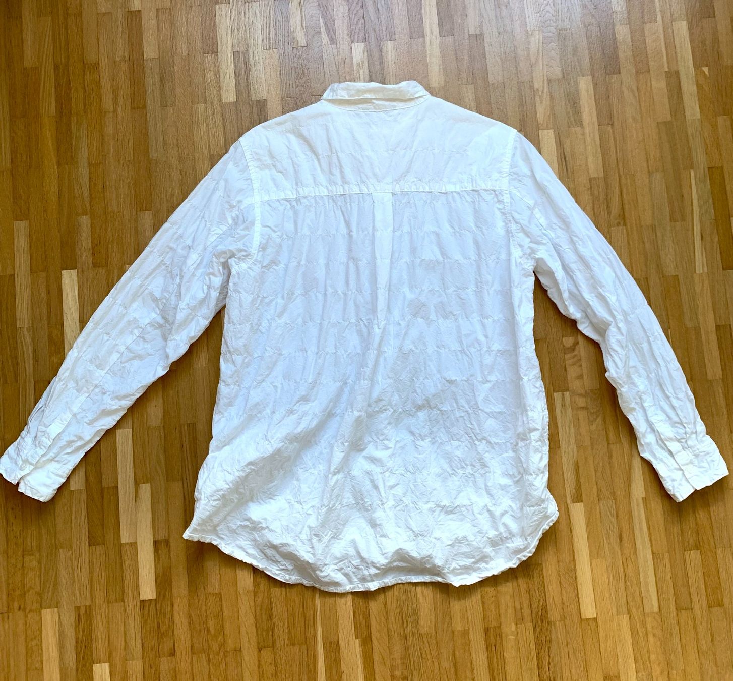 Camicette: Pas de Calais white cotton crinkle shirt – Usato da Basel venduto da gladghost 2