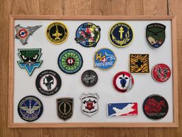 Planche de Patch aviation, display, esquadrilles
