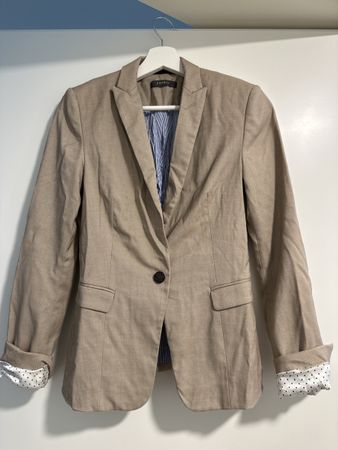 Esprit Damen Blazer Beige, Grösse 34, Top Zustand, Herbst Sa