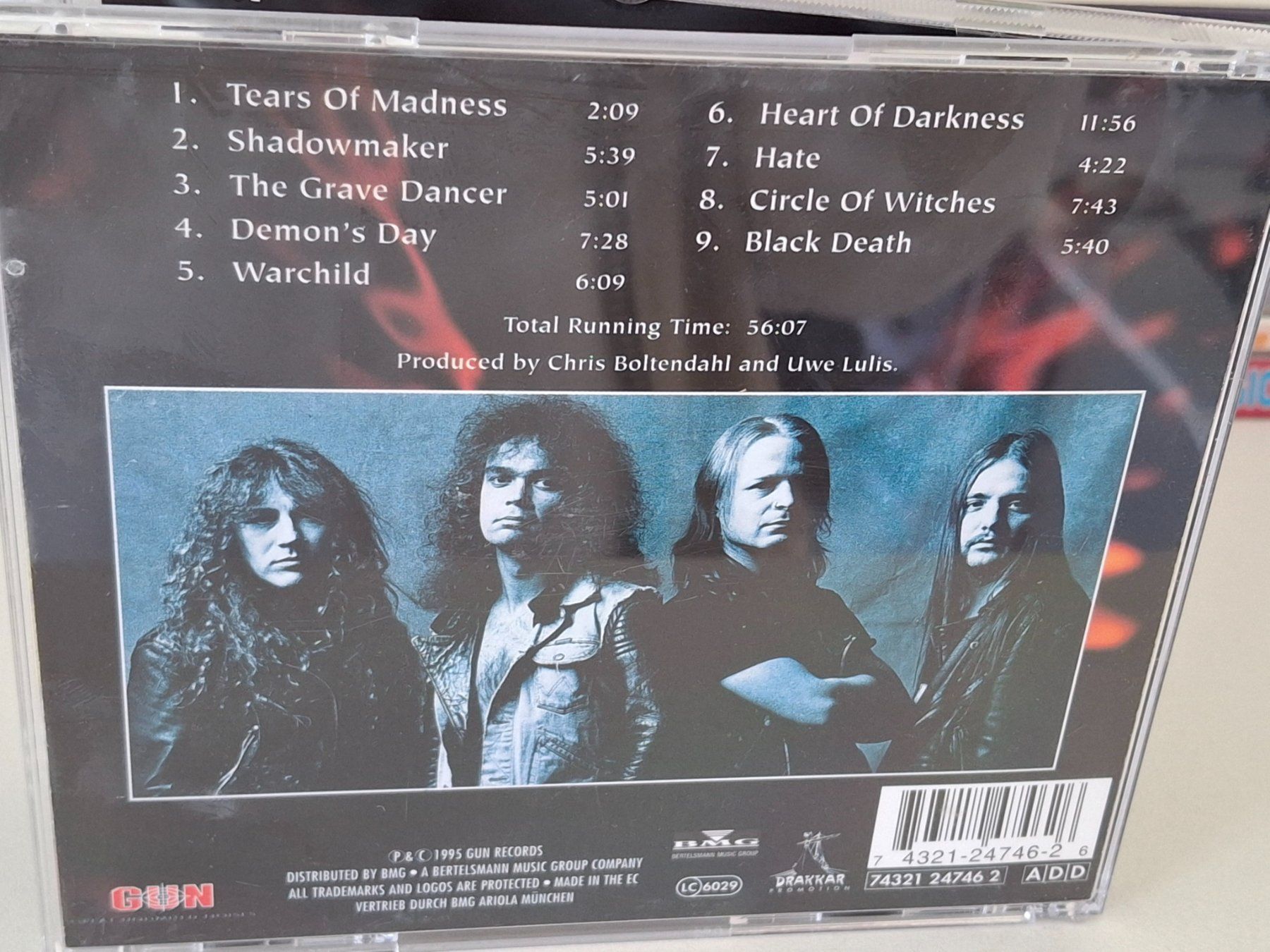 CD: CD Grave Digger - Heart of Darkness – Usato da Aarberg venduto da Jackup1 1