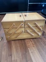 Holz Nähkästchen  Nähkasten Antik  Vintage