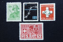 (m766) Infanterie Wit 404/1 + 405/1 + 413/1 + 417/1 *