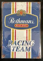 Rothmans Racing Team Hängeschild Blechschild Schild 20x30cm