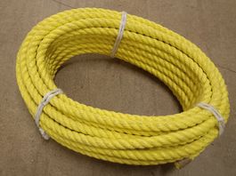 Gelbes Seil neuwertig 15mm Dick ca.12 m