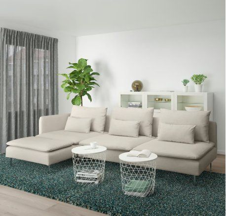 Ikea Divani: IKEA SÖDERHAMN Sofa hell - guter Zustand, waschbare Bezüge – Usato da Zürich venduto da X2Julian 4