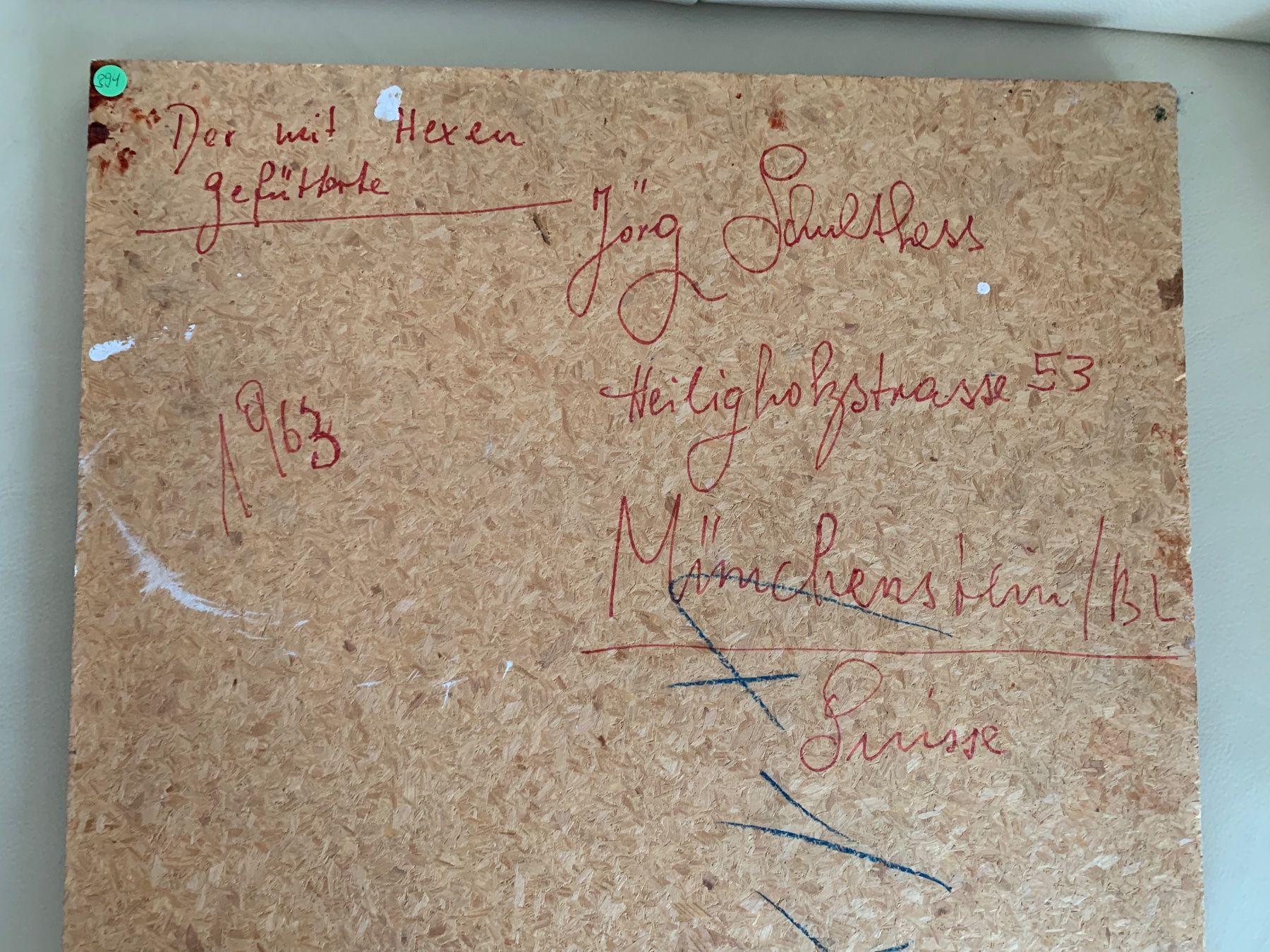 Gemälde: Jörg Shimon Schuldhess (1941 - 1992 Basel) – Gebraucht aus Widnau von sei_g6d9 3