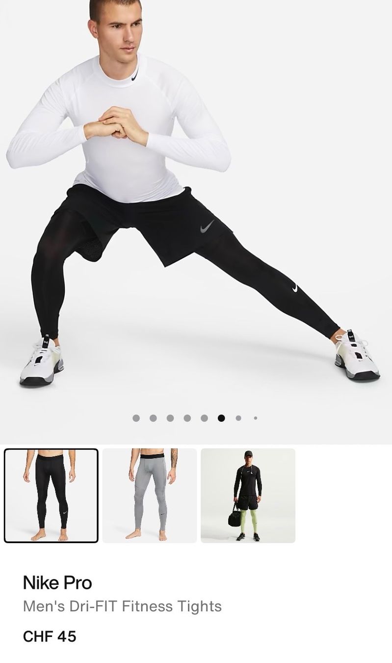 Nike Leggings: Nike Pro Training Tights Black Size S – Neu und originalverpackt aus Buttikon SZ von Maxwelltime 3