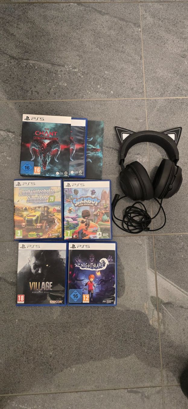 Sony Consoles: Sony PlayStation 5 Disc Edition Konsole mit Games – D'occasion à Lohn-Ammannsegg par leo6684 3