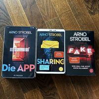 Arno Strobel Bücherpaket  3 Psychothriller