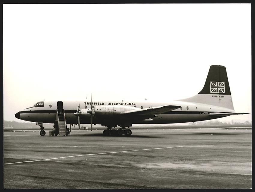 Fotografie & Manifesti: Fotografie Flugzeug Bristol Britannia 10 – Usato da Berlin venduto da bartko-reher